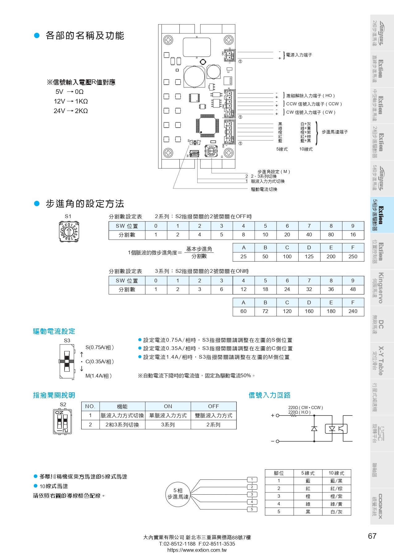 EXD5014MS_L五相微步進驅動器_page-0002